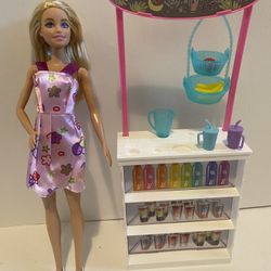 Barbie Smoothie Stand with Doll