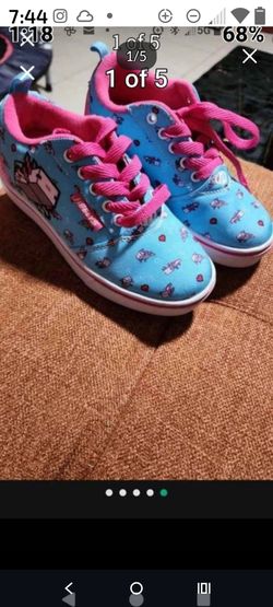 (YOUTH SIZE 2 ) HEELYS Shoes Girls' Big Kids' Heelys x Minecraft Pro 20 Casual Shoes
