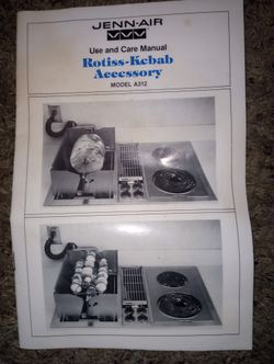 Jenn-air Rotiss- Kebab Accessory  Model A312