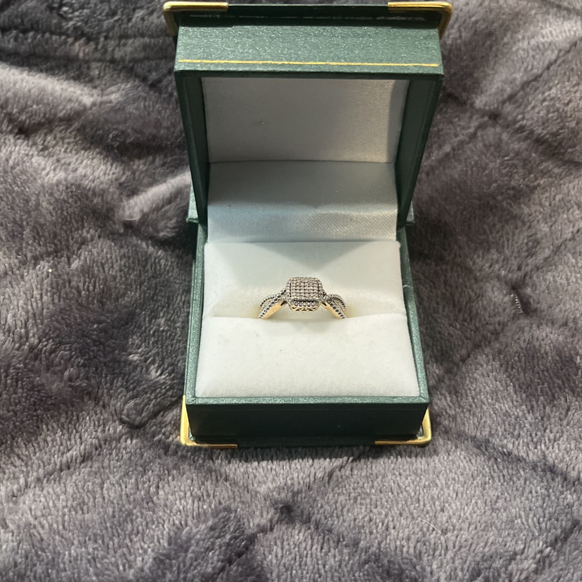 Gold Diamond Engagement Ring