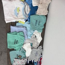 20 Baby Boy Onesies- Size Nb 