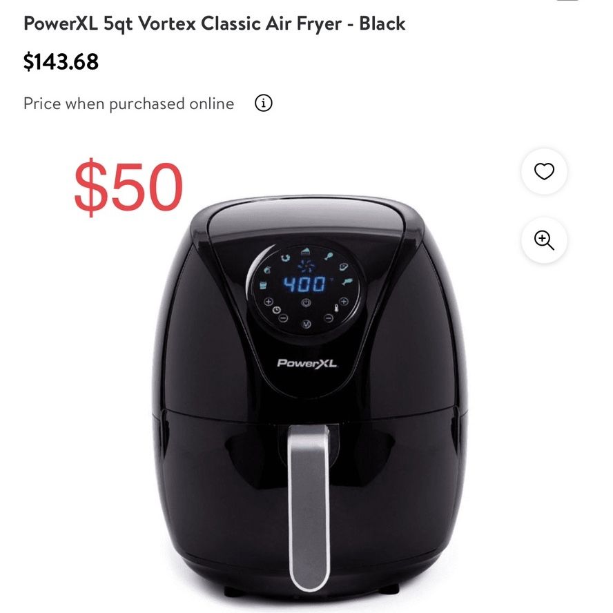 PowerXL Air Fryer Oven 10 Quart Hot Air Fryer, Rotisserie and Food  Dehydrator for Sale in Santee, CA - OfferUp