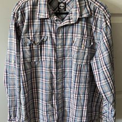 Mens’ Timberland Button Down Shirt Large