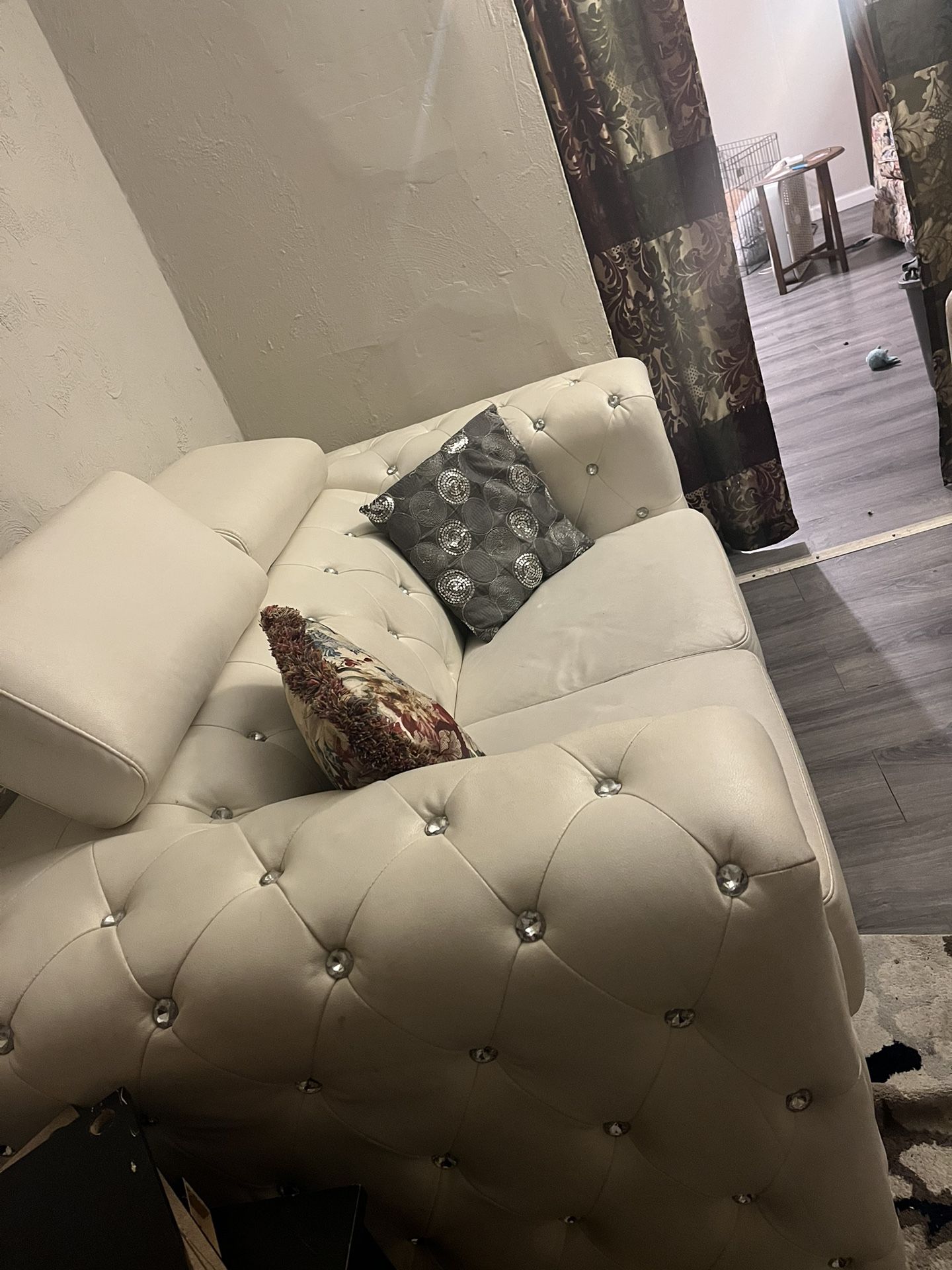 Couch And Love Seat  Leather 