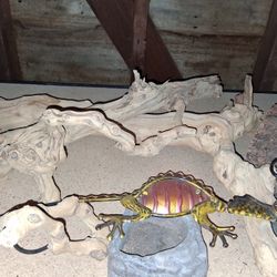 2 Large Pieces Of Driftwood+ Other Items In Description