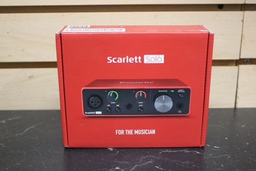 Focusrite Scarlett Solo Gen 3 Audio Interface