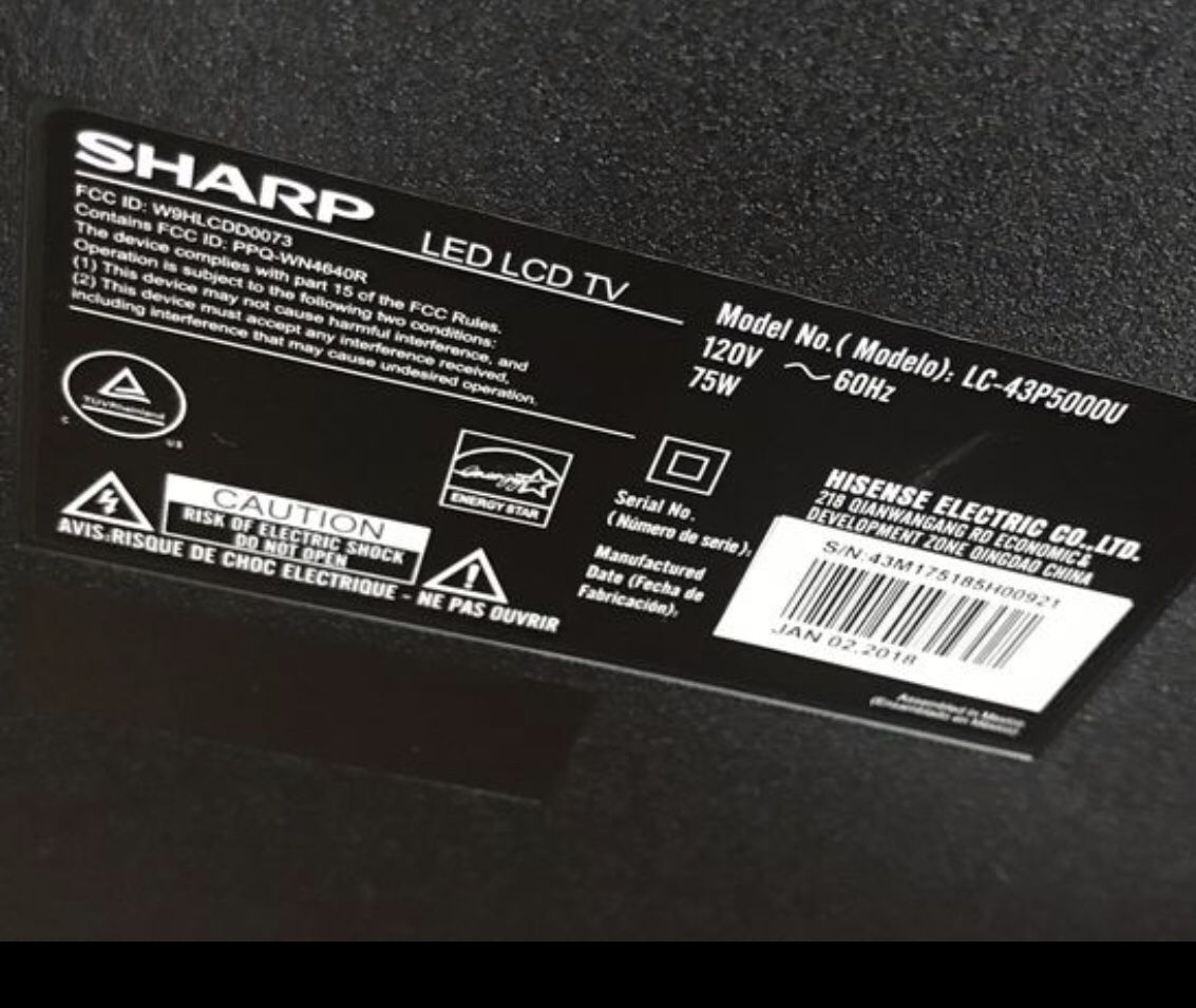 Sharp smart TV