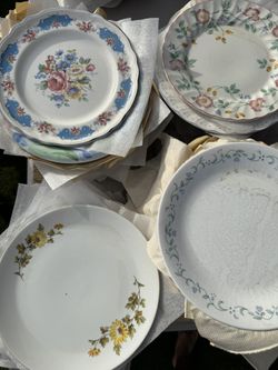 150 Thrifted Dinner Plates