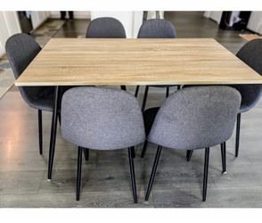 Dining Table Set with 4 Chairs