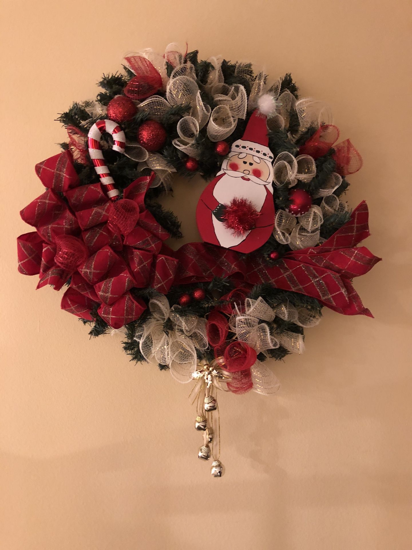 Christmas /holiday Wreath Large And Beautiful