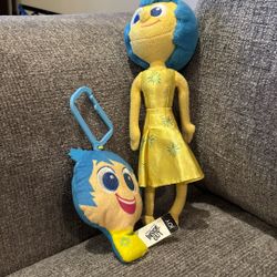 2Pcs Inside Out  (Joy) Stuffed Animals 