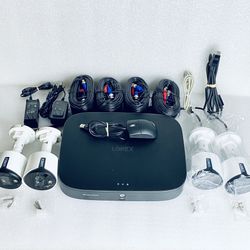 Lorex 8 Channel 4K HD 2TB HD Security System DVR & 4 Indoor/Outdoor 2K 5MP HD Active Deterrence Bullet Cameras