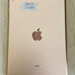 Apple Ipad 6 32GB Rose Gold Fully Functional