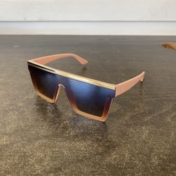 Miami Bound Sunglasses - Black/pink