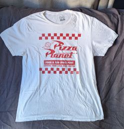 Disney Pixar Toy Story "Pizza Planet" graphic T-shirt - Wmn's Large