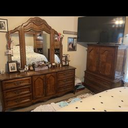 Solid Oak Bedroom Dressers – $350 / $300