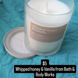 Bath & Body Works Candles/ Lotions