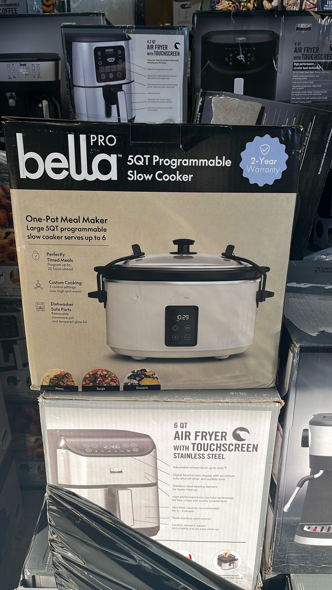 Bella 5qt Programmable Slow Cooker