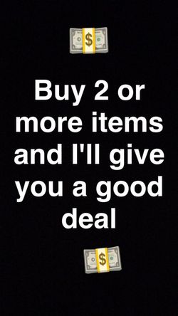 Sell hats, belts, bags