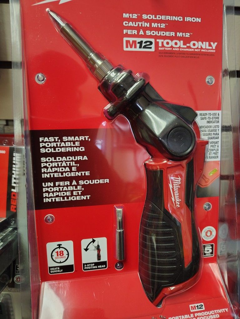 Milwaukee M12 Soldering Iron Tool Only