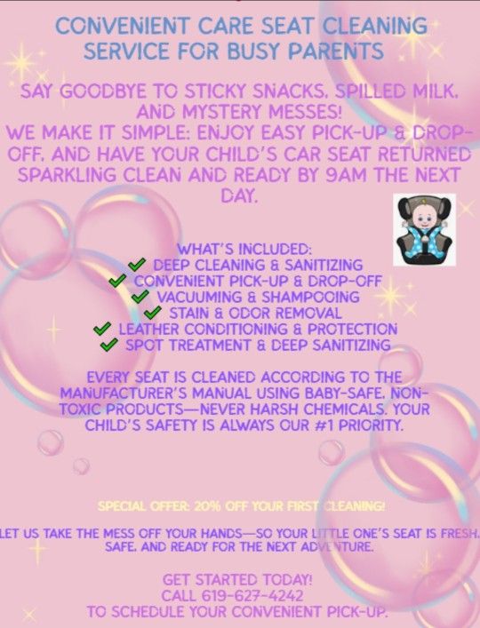 Carseat Cleaning