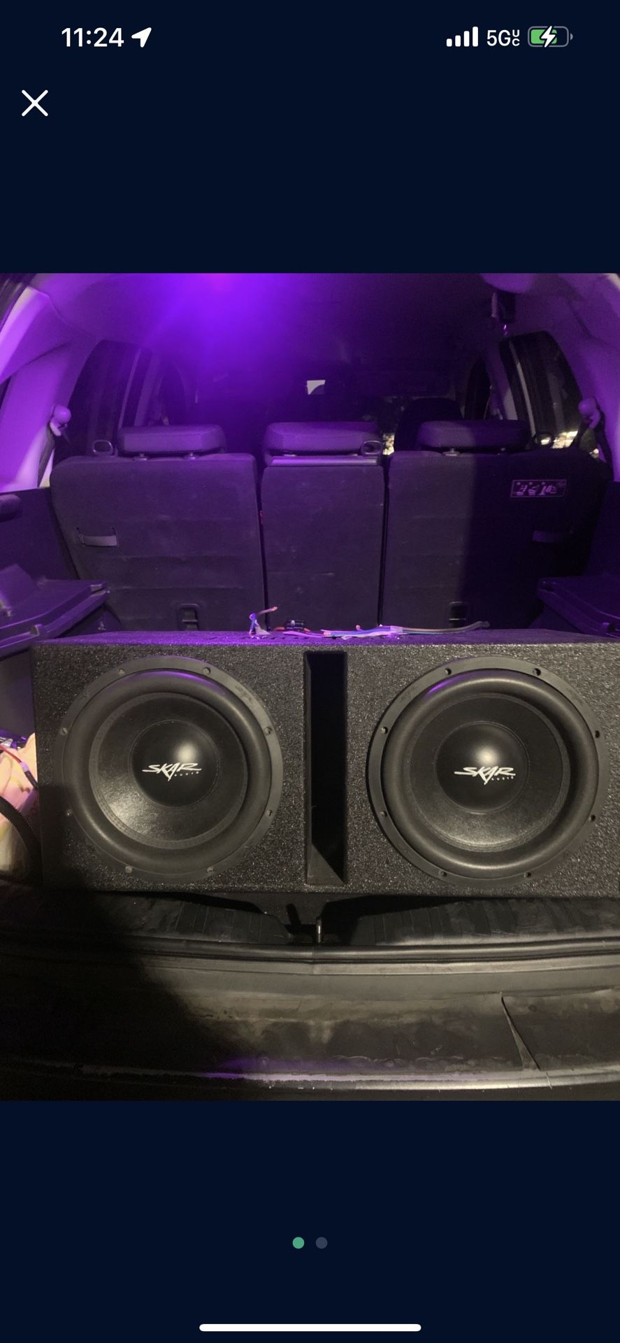 Two 12’s Skylar Subs Ported Box