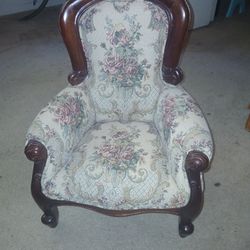 Child's Small Victorian Chair Vintage