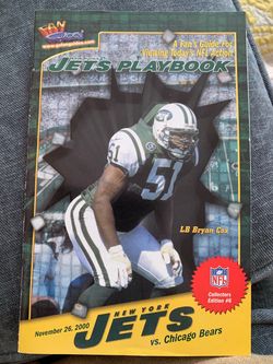 NY Jets vs Chicago Bears Fan Guide Playbook 2000