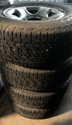 265/7017 came off from 2007 Dodge Ram 2500 great tires with lot of life left