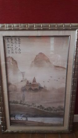 Oriental picture 30 in by44 inches