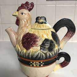 3 piece Chicken Tea Pot