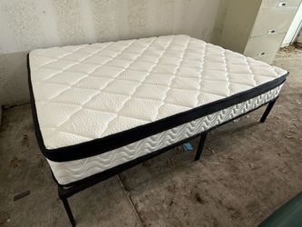 Queen Mattress & Bedframe