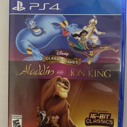 PS4 the Lion King & Alladin! Excellent Condition, See Pics! 