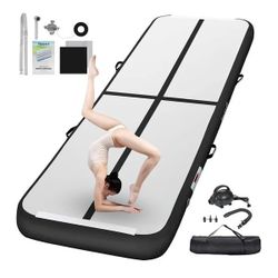 FbSports  13ft Inflatable Air Track Mat – 8in Thick 