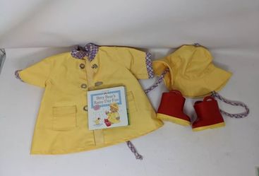 American girl bitty baby rain set 