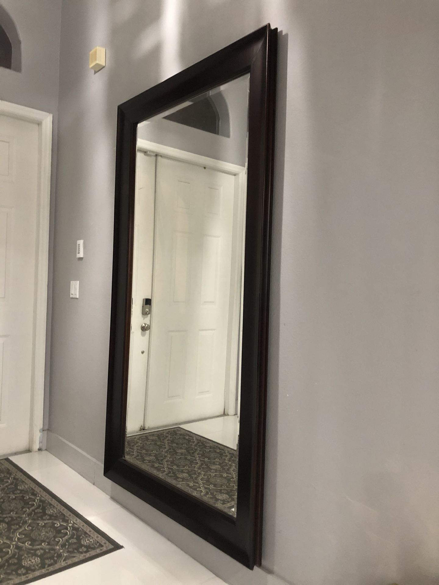Wall Mirror. 7ft x 3’10