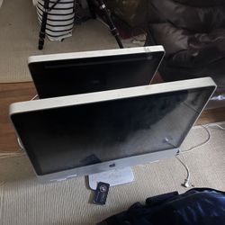 2 iMacs One Is 21” And 27”