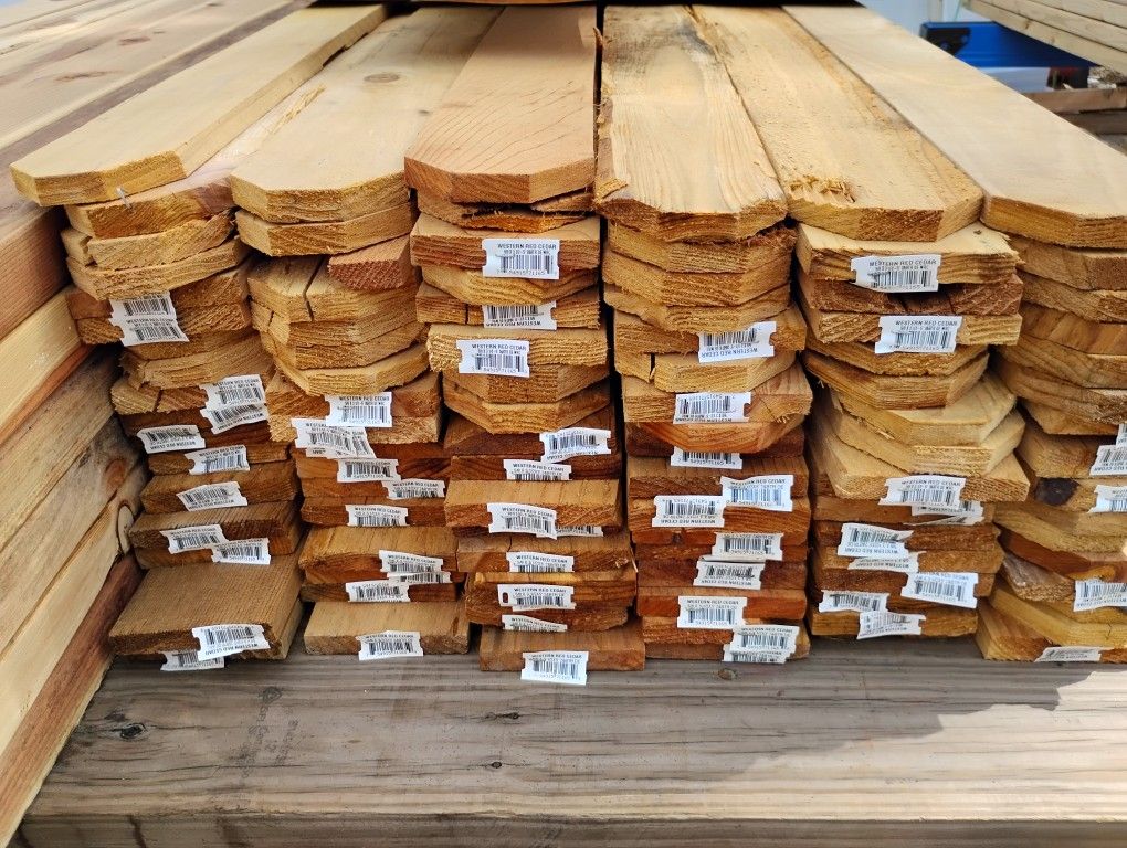 Cedar Pickets 4'x5ft