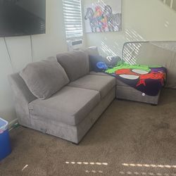 L Shaped Gray Couch