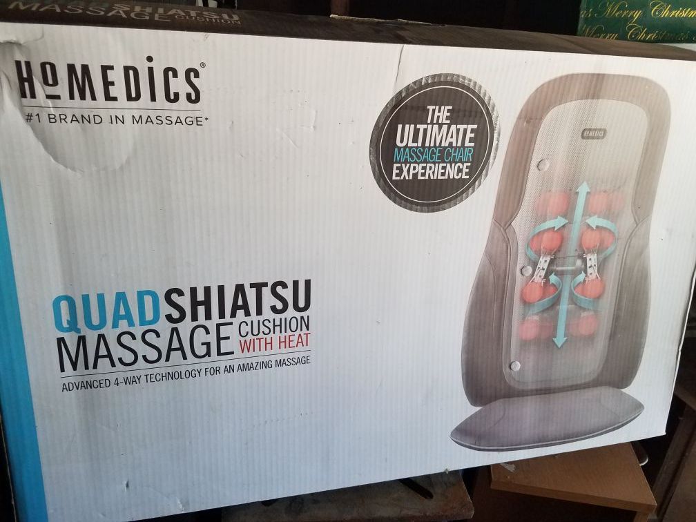 Homedic massage cushion with heat