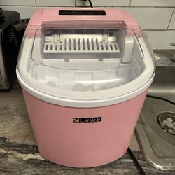 Pink Counter Top Ice Maker Works Great - Great For An Apartment Or RV 