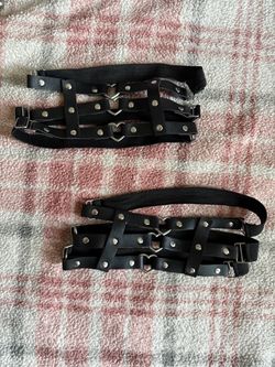 Goth Harness Garter Belt Leg Harness