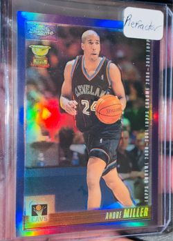 2000-01 Topps Chrome Refractor Andre Miller CAVS