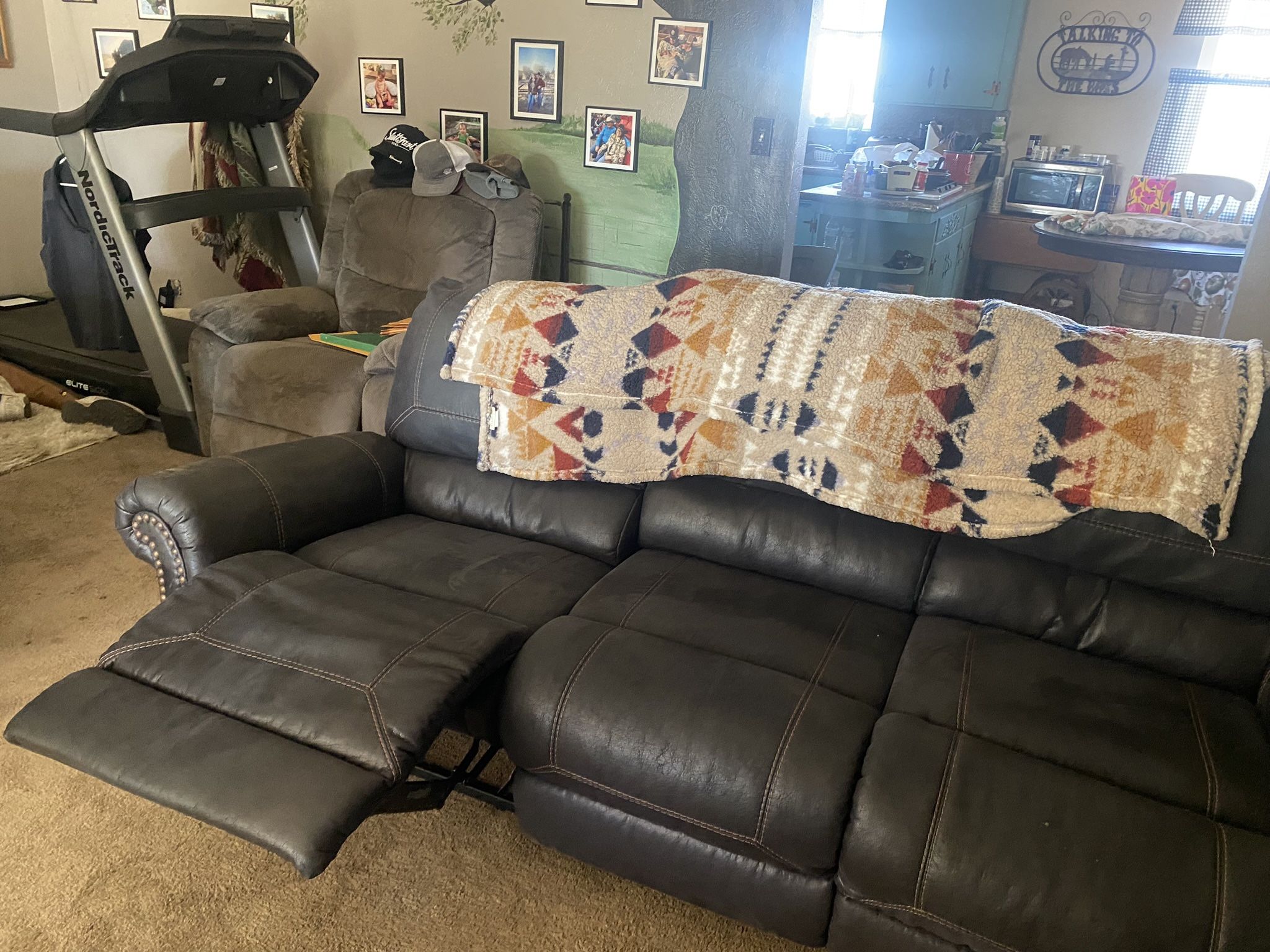  leather couch