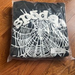 Sp5der Hoodie Black And White