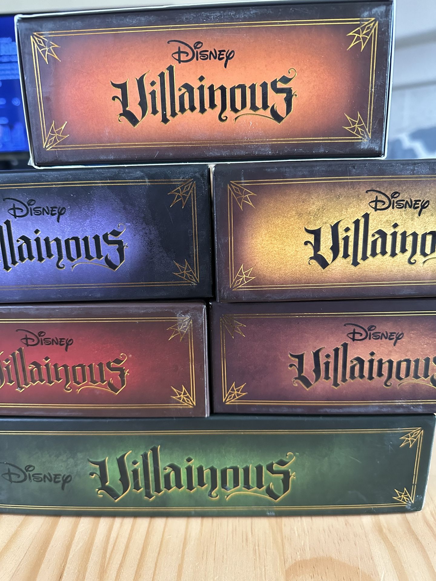 Villainous Core Set Board Game And 5 Expansions