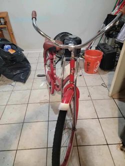Vintage Columbia Red Cruiser Bicycle