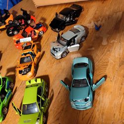 11 cars (1:24)From Fast N Furious Movies Diecast Cars