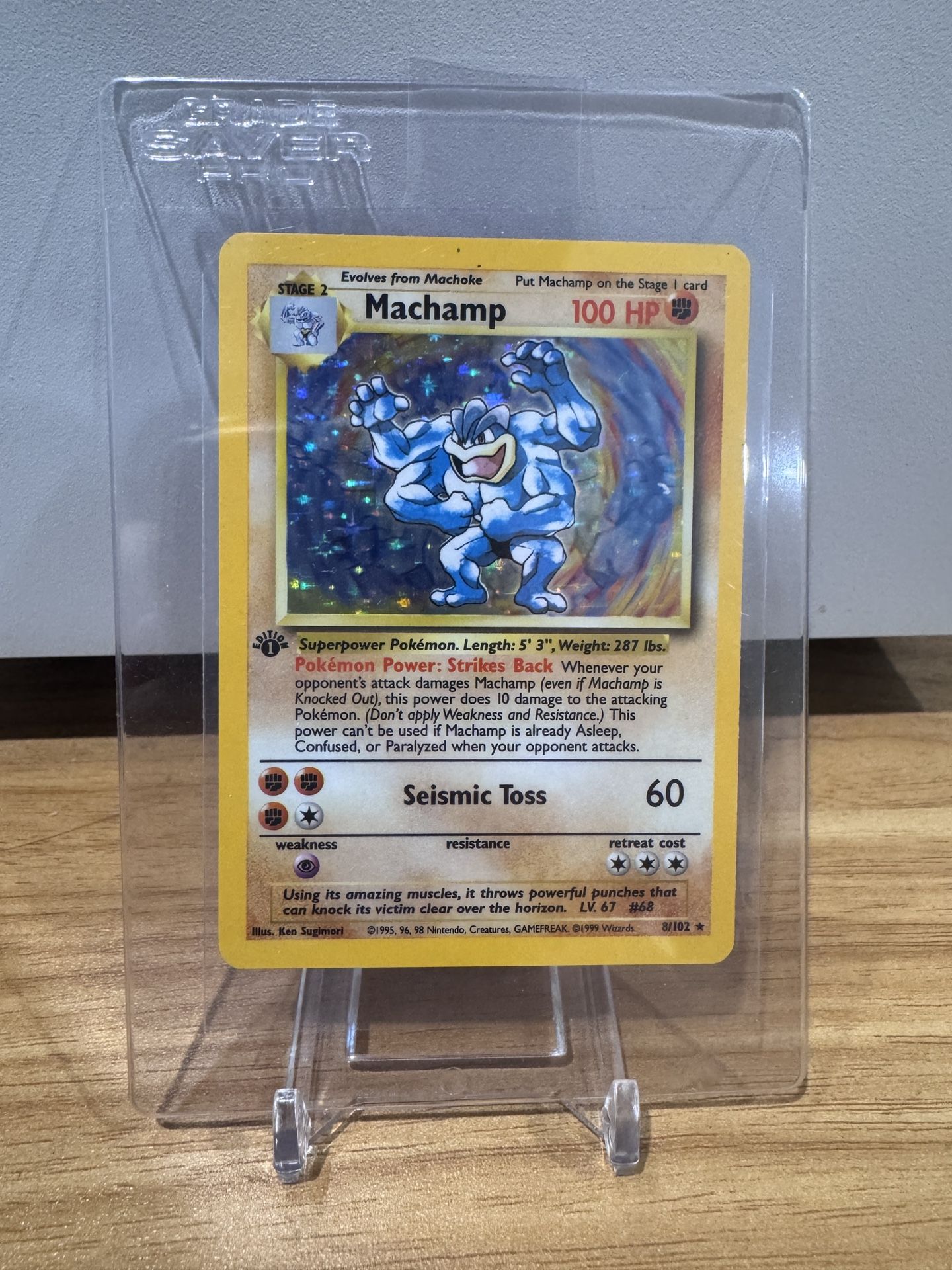 Vintage Pokemon 1st Edition Machamp