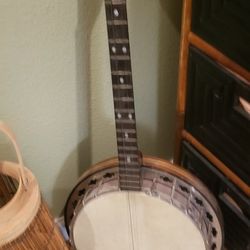 Nice banjo vintage needs strings $150